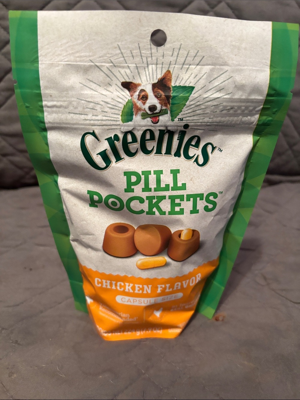 Pill Pockets Chicken Flavor - Orange Pill Hiding Treats for Pets